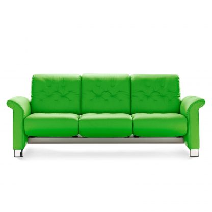 Sofa METROPOLITAN 3-Sitzer Leder Paloma summer green Stressless