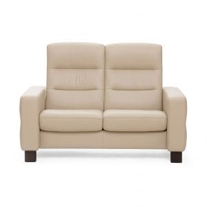 Sofa WAVE hoch 2-Sitzer Leder Batick cream Stressless